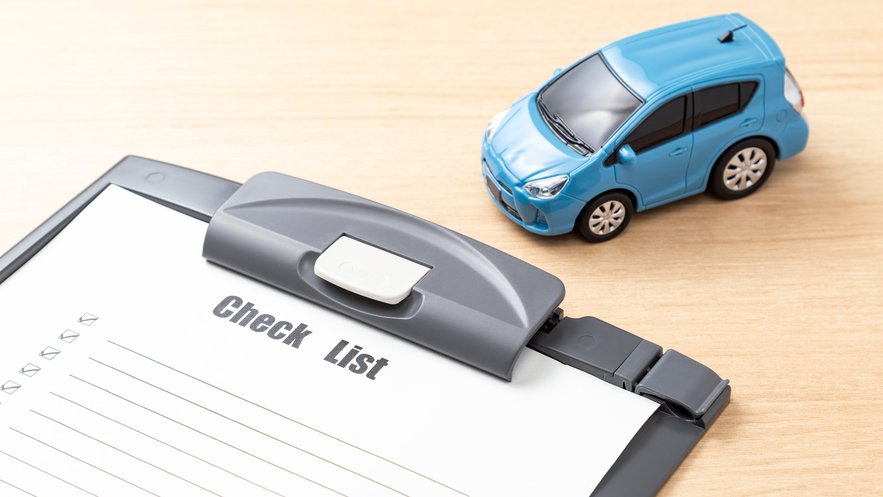 Check list for buying a used vehicle