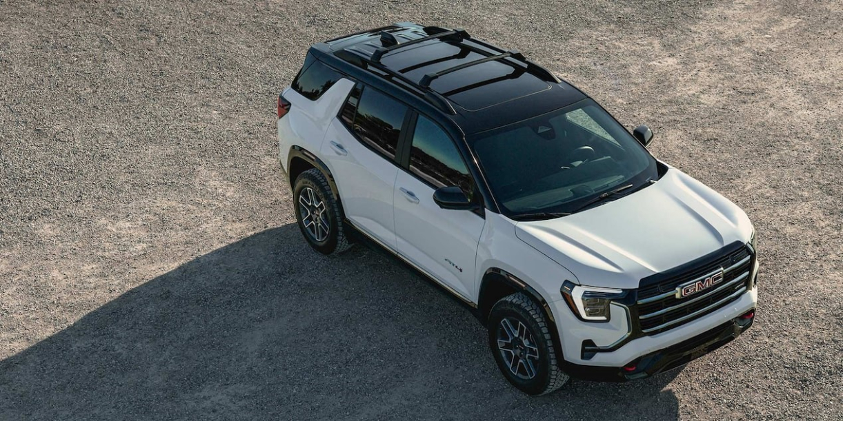 Overhead view of the 2026 GMC Terrain