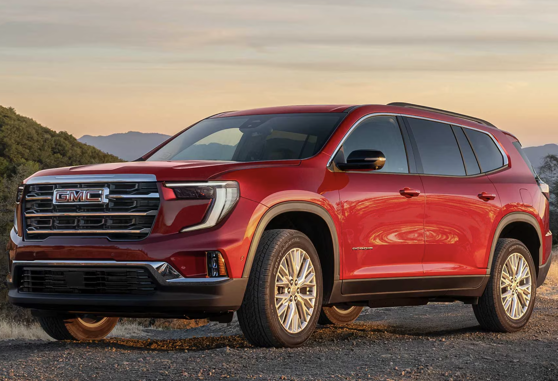 Red 2026 GMC Acadia