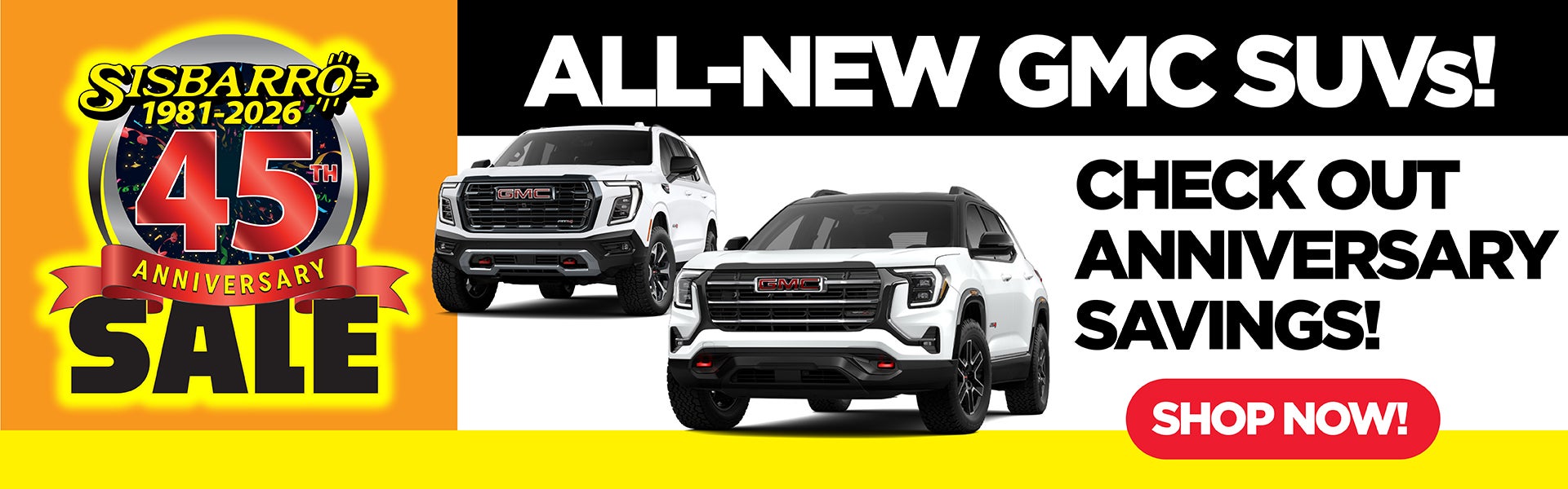 45 Anniversary Sale