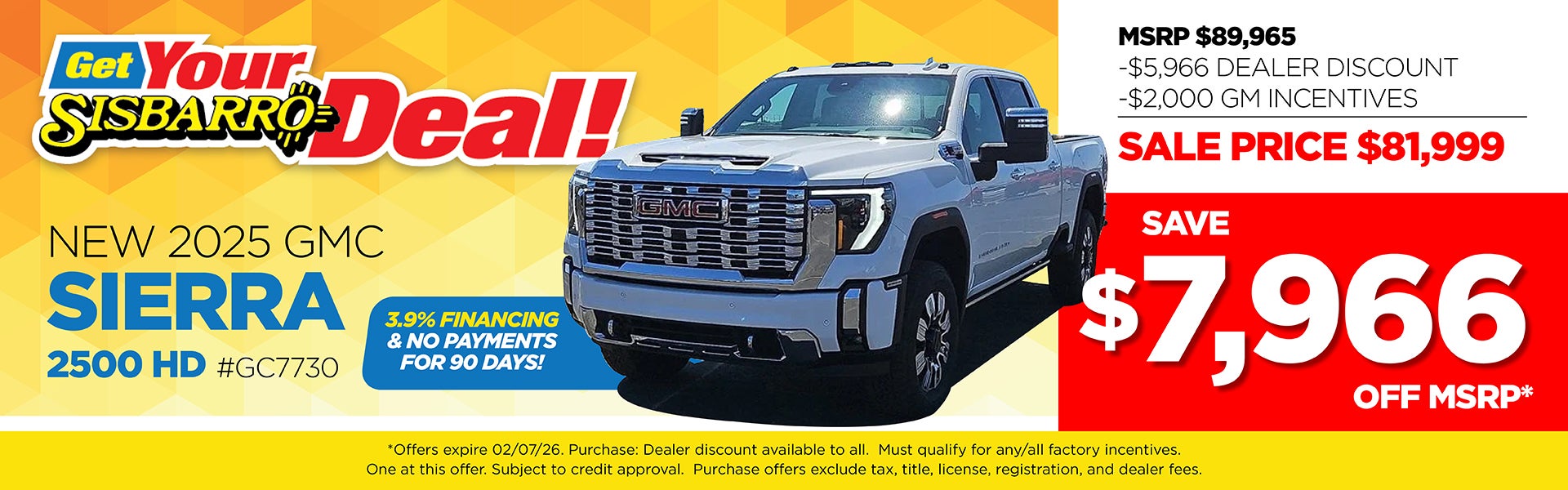 NEW 2025 GMC SIERRA 2500 HD